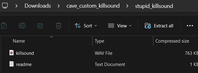 Some Killsound I Made With Two Things