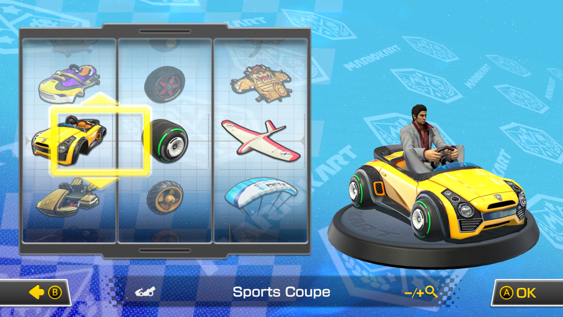 Kiryu Kazuma Mod for Mario Kart 8 Deluxe | MK8D Mods