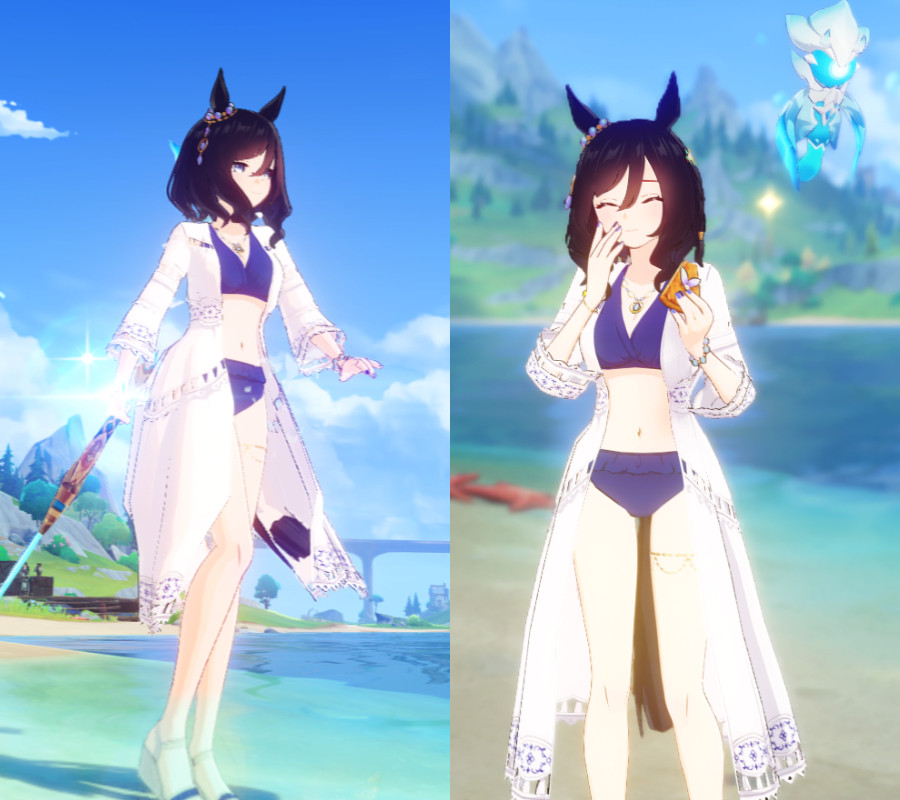 Nilou Eishin Flash swimsuit Mod