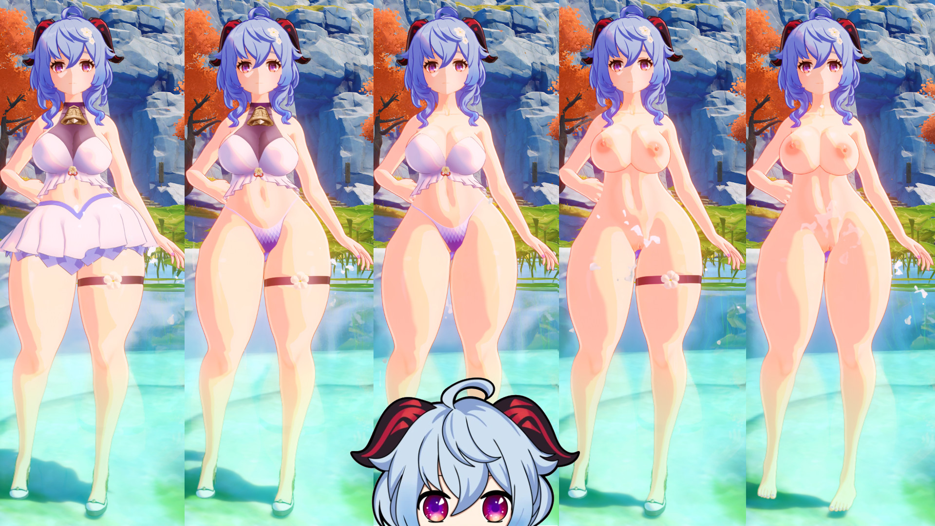 [LinSik] Thicc Ganyu Swimsuit ToggleMOD