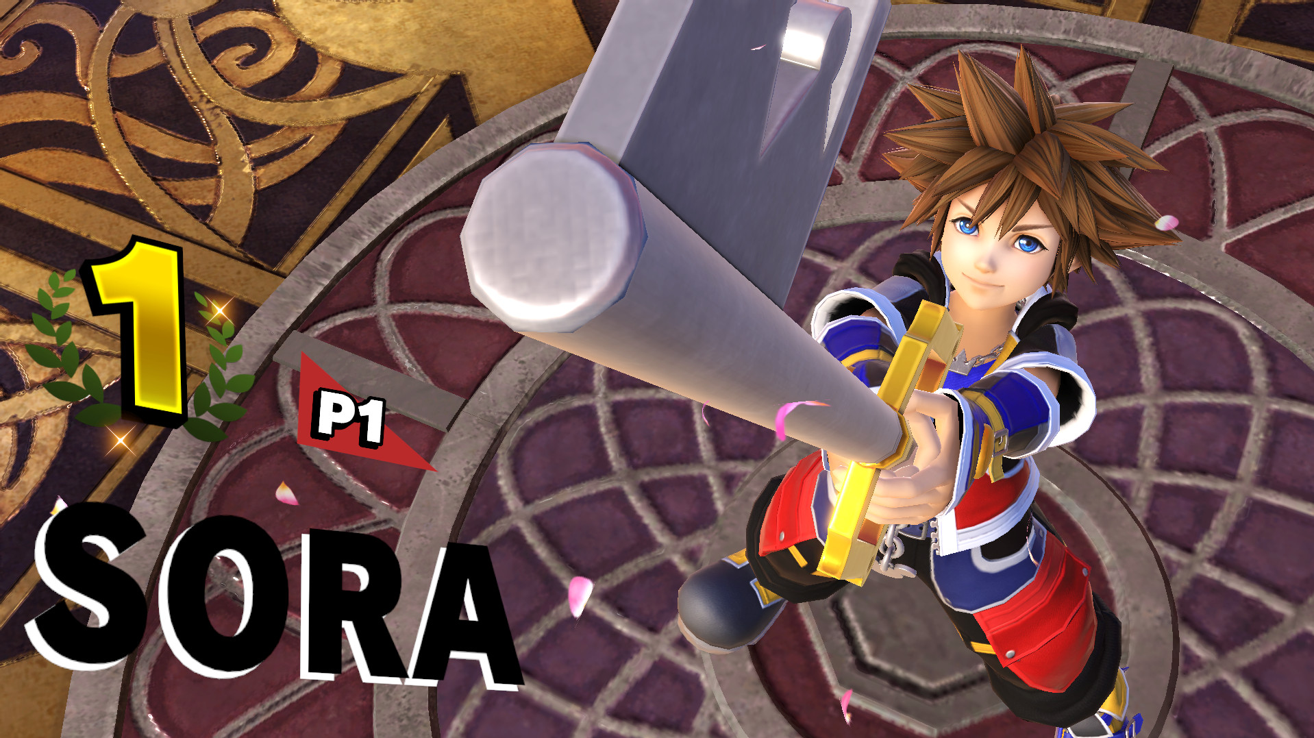 KH1&2 Color Scheme for KH3 Sora Mod for Super Smash Bros. Ultimate ...