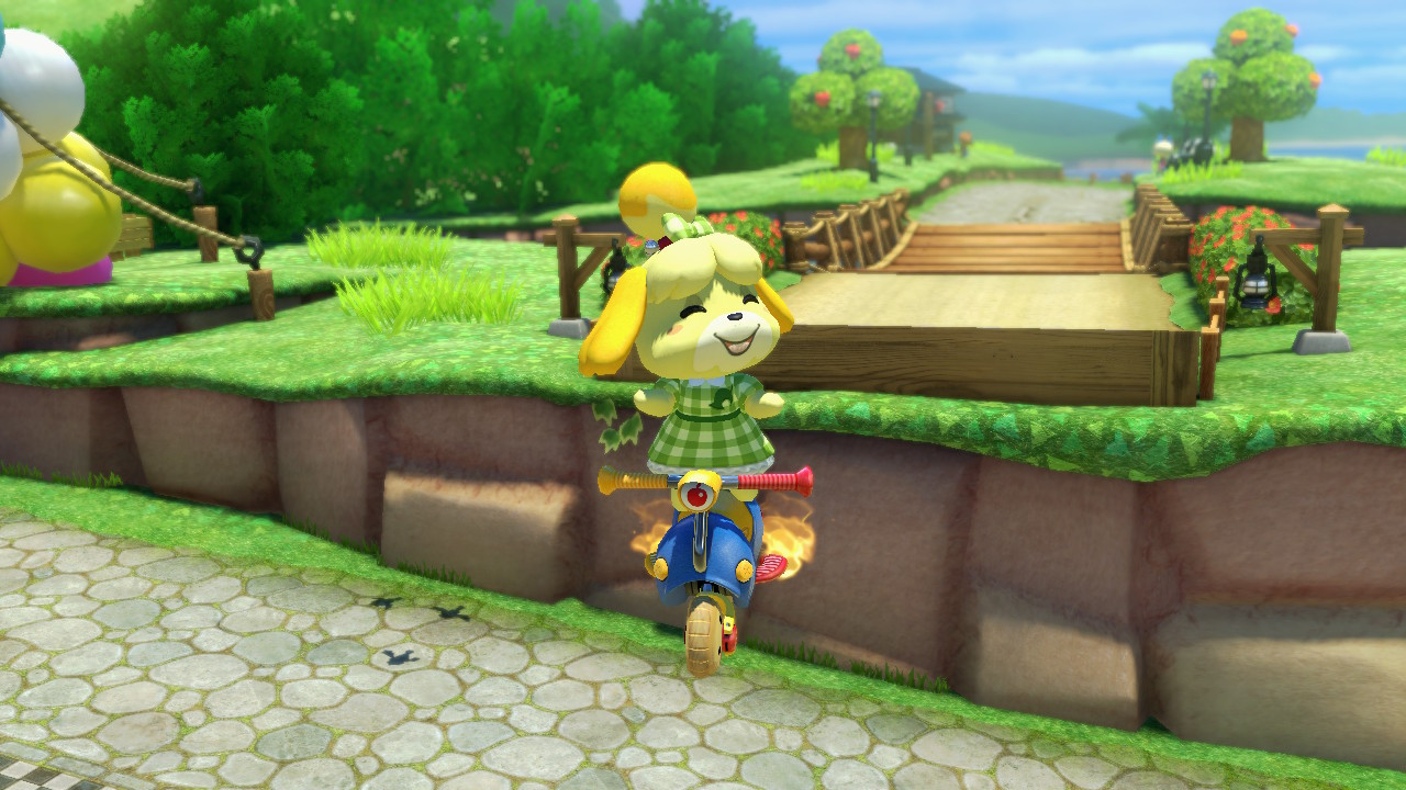 Spring Dress Isabelle Mod for Mario Kart 8 Deluxe | MK8D Mods