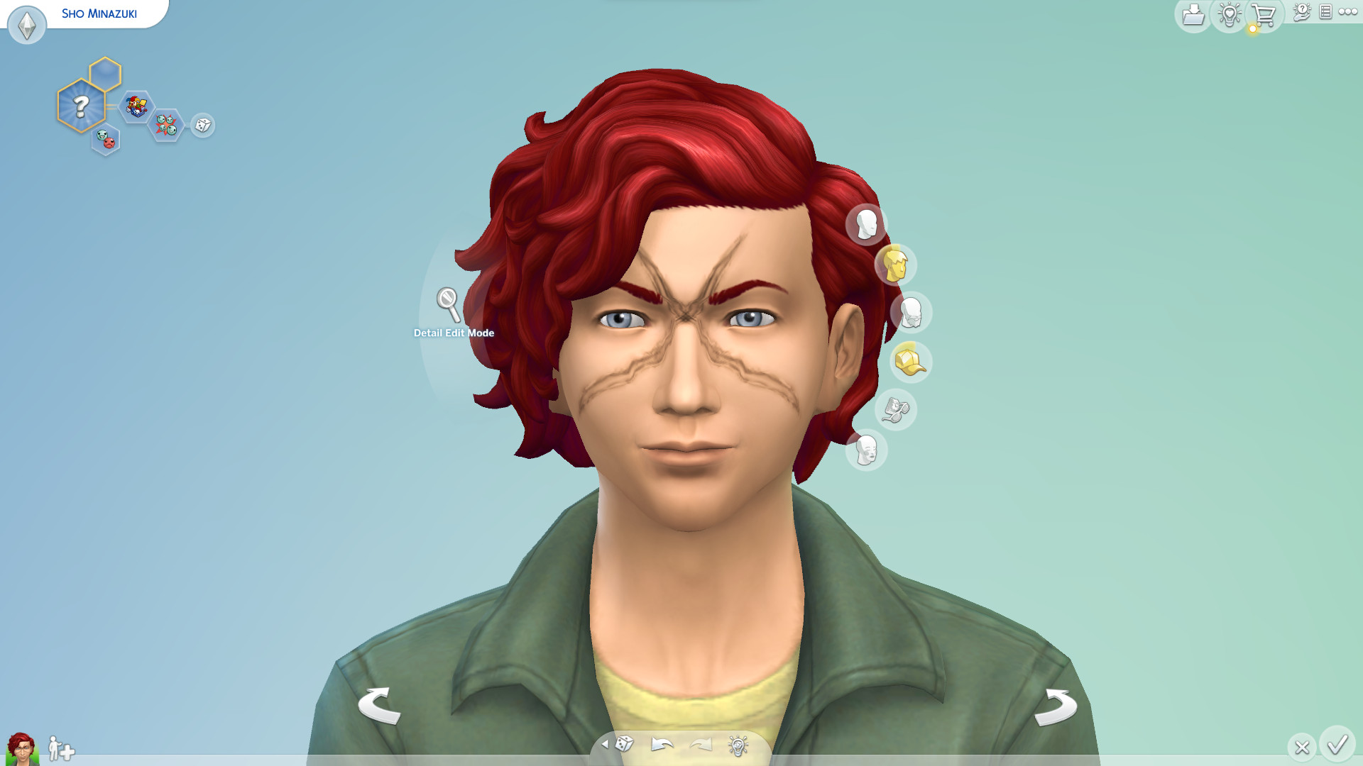 Cross Facial Scar [The Sims 4] [Mods]