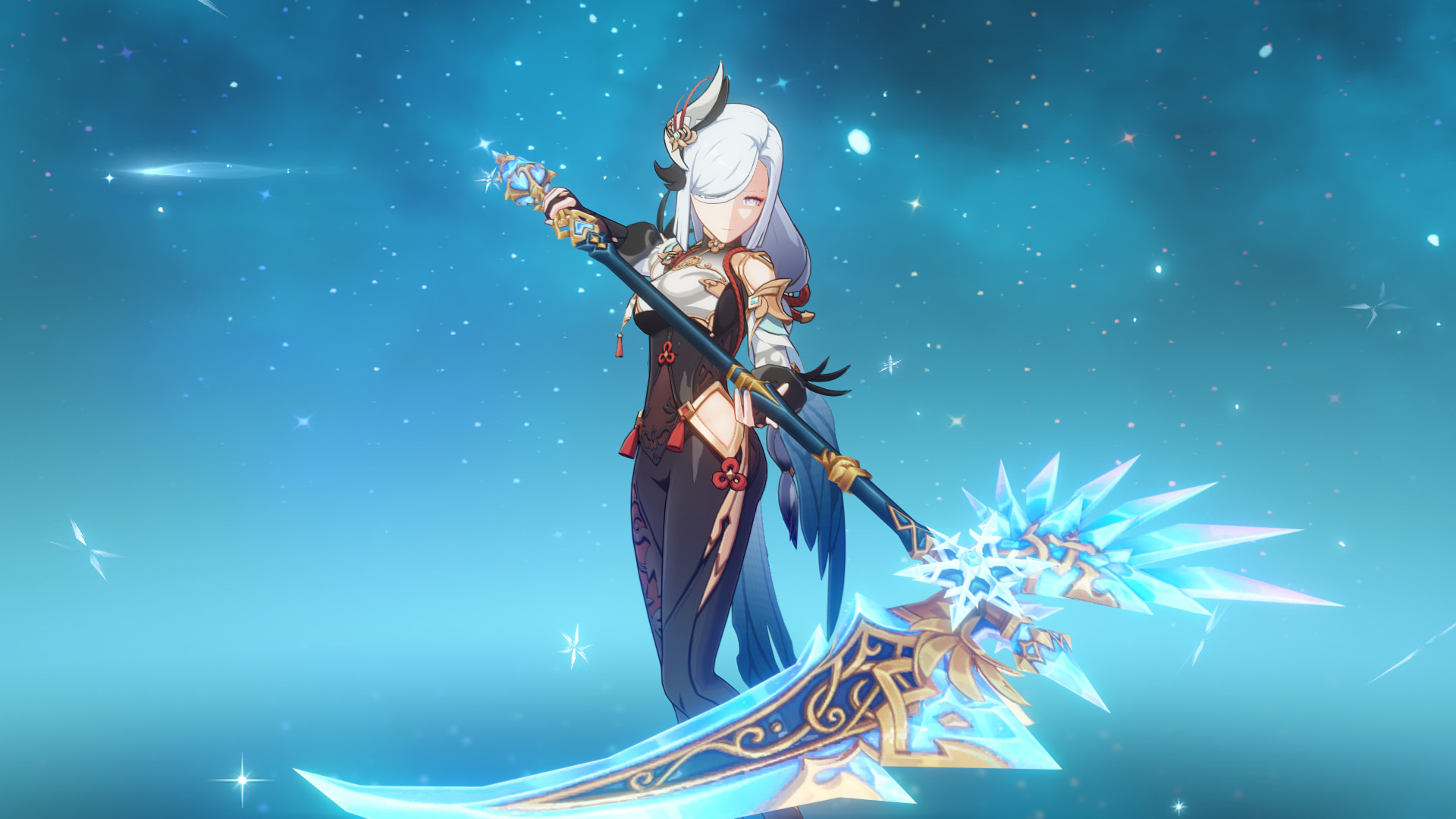 Shenhe's Pole Ice Sickle