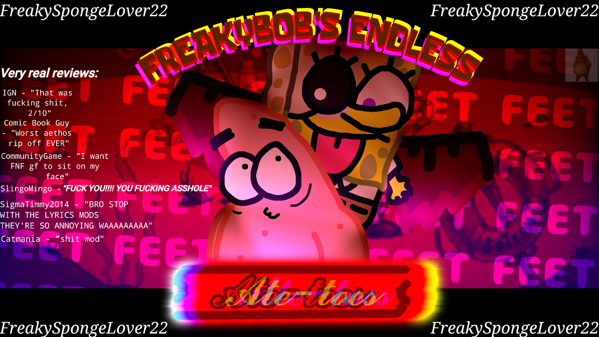Freakybob's Endless Ate-Toes