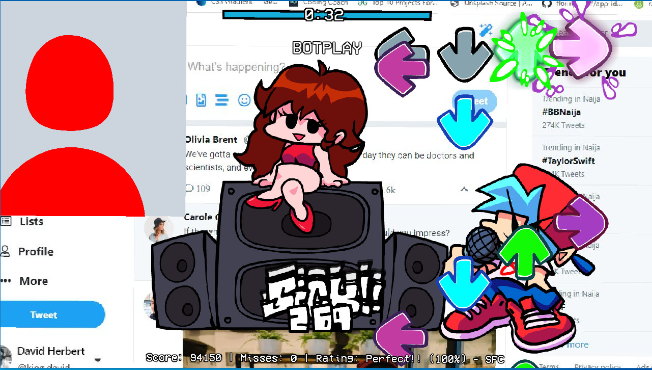 Vs. Twitter Expurgation V2. The lil' Update! Mod for Friday Night ...