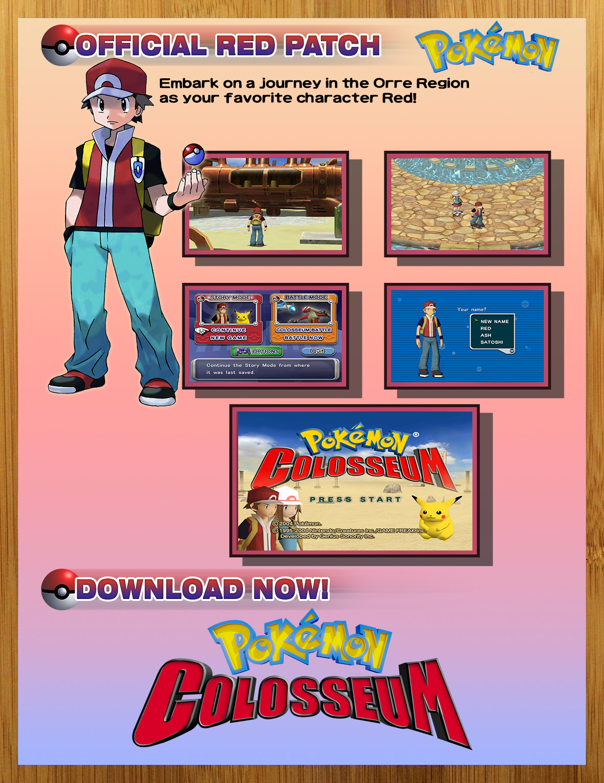 Play as Red in Pokémon Colosseum! Mod for Pokémon Colosseum | Colosseum ...