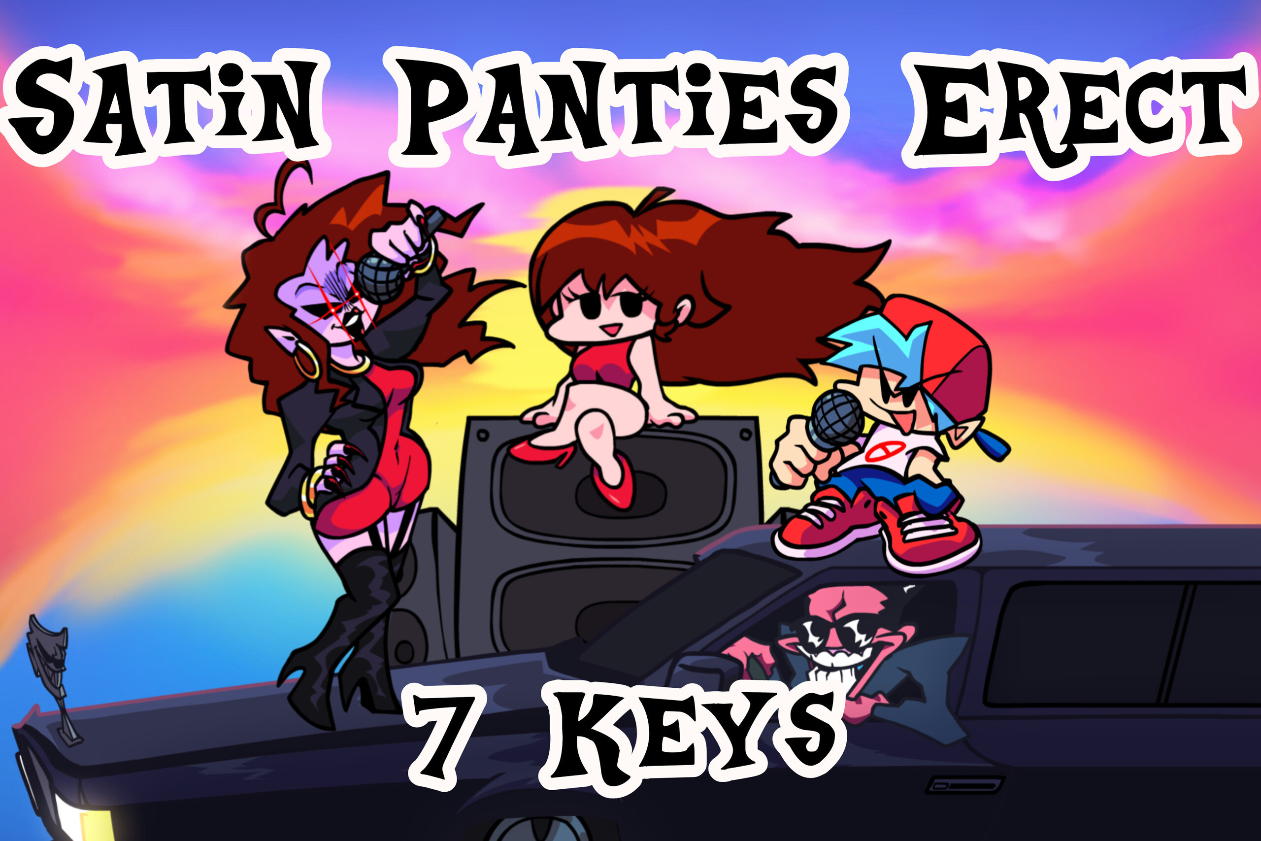 SATIN PANTIES ERECT BUT 7 KEYS