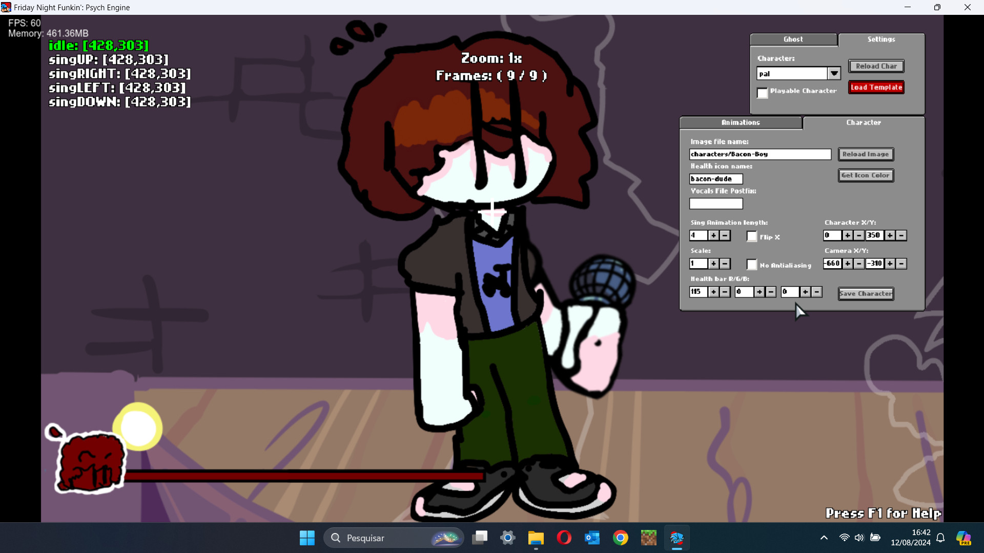 Bacon hair re-skin
