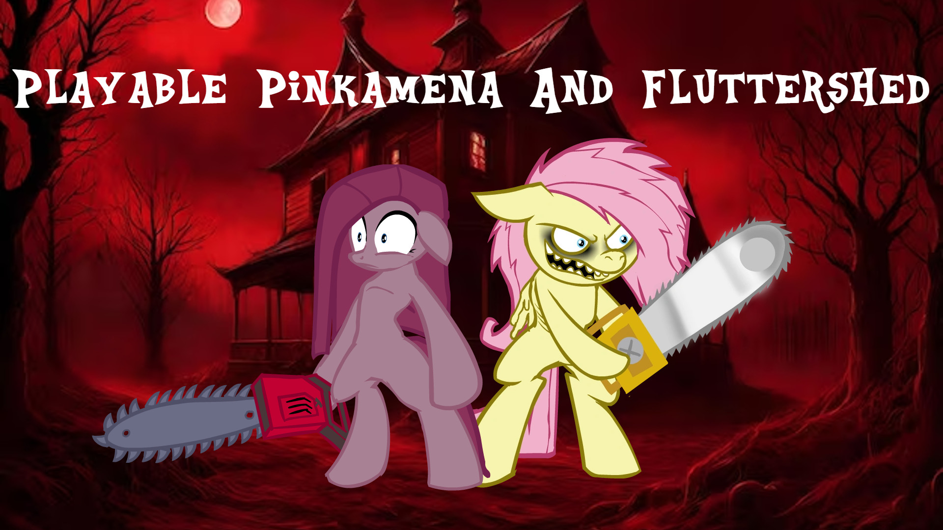 Playable Pinkamena And Fluttershed