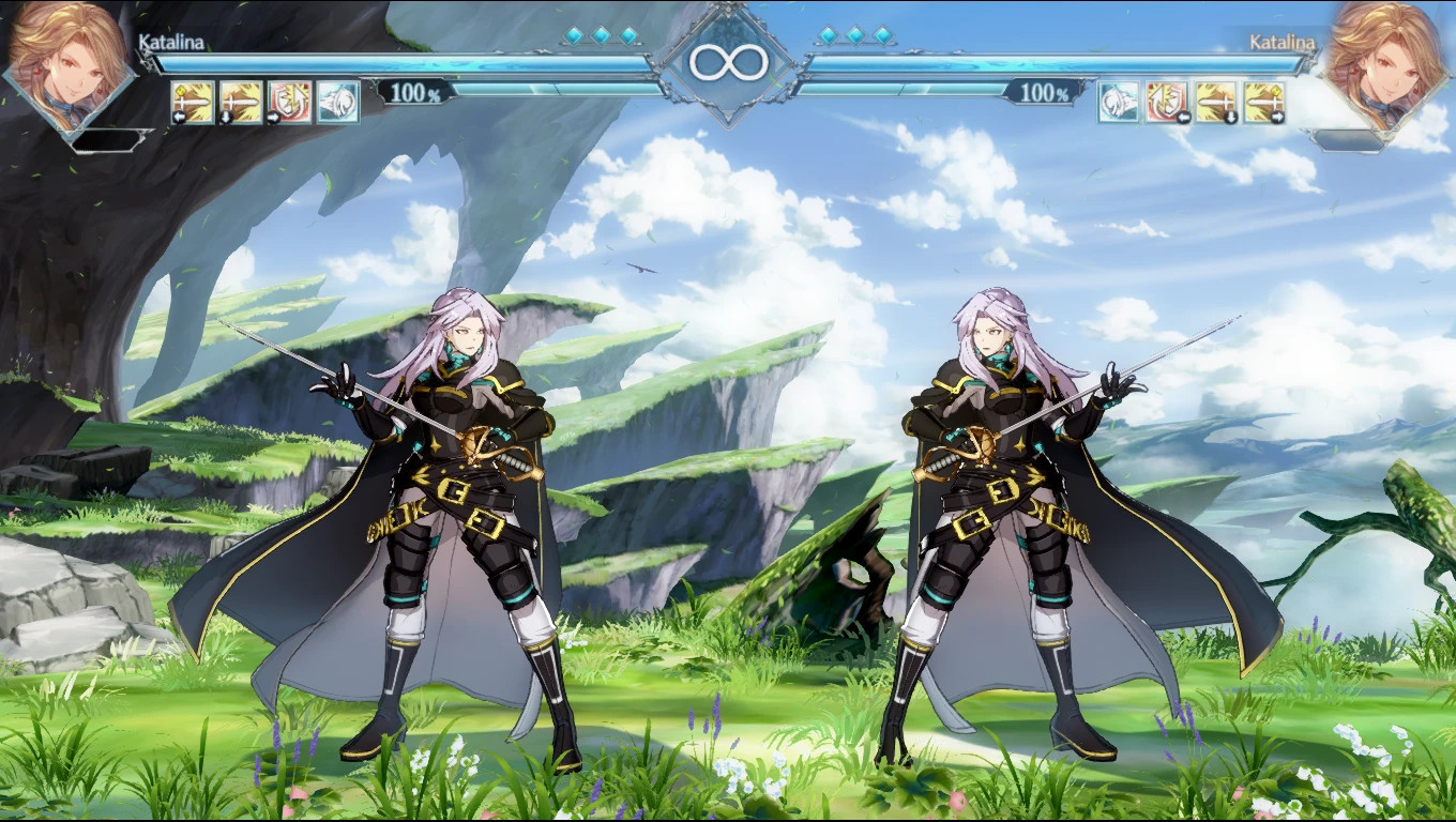 Katalina Mejiro McQueen recolor Mod for Granblue Fantasy Versus: Rising ...