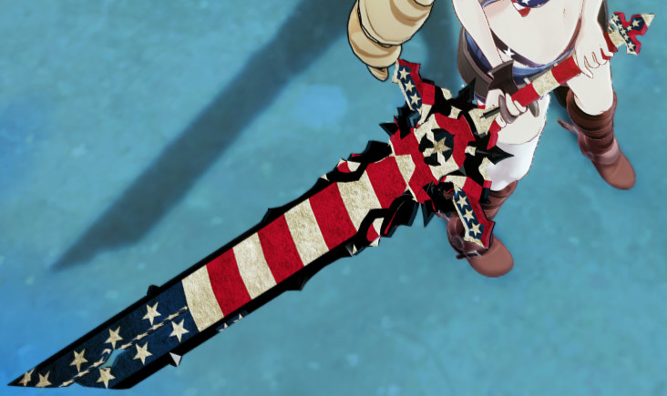 American Flag Wolf's Gravestone
