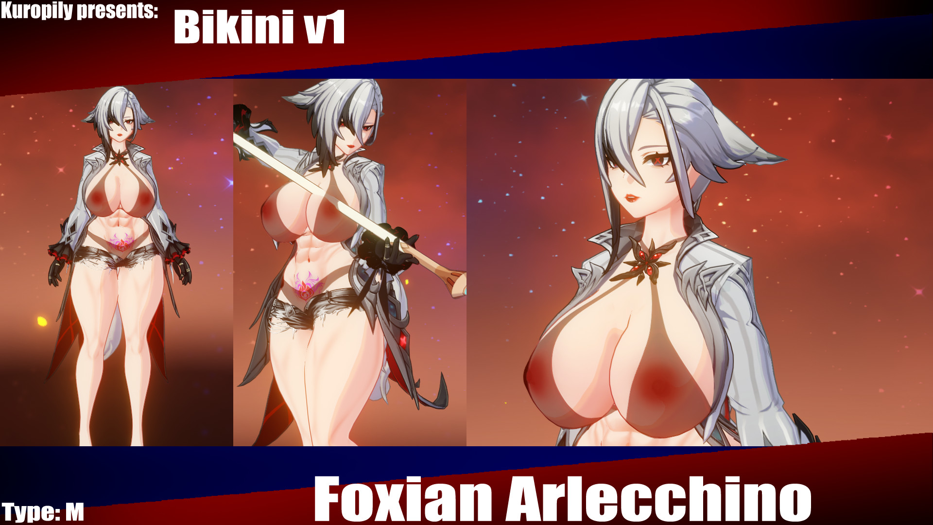 Foxian Arlecchino Bikini Type M