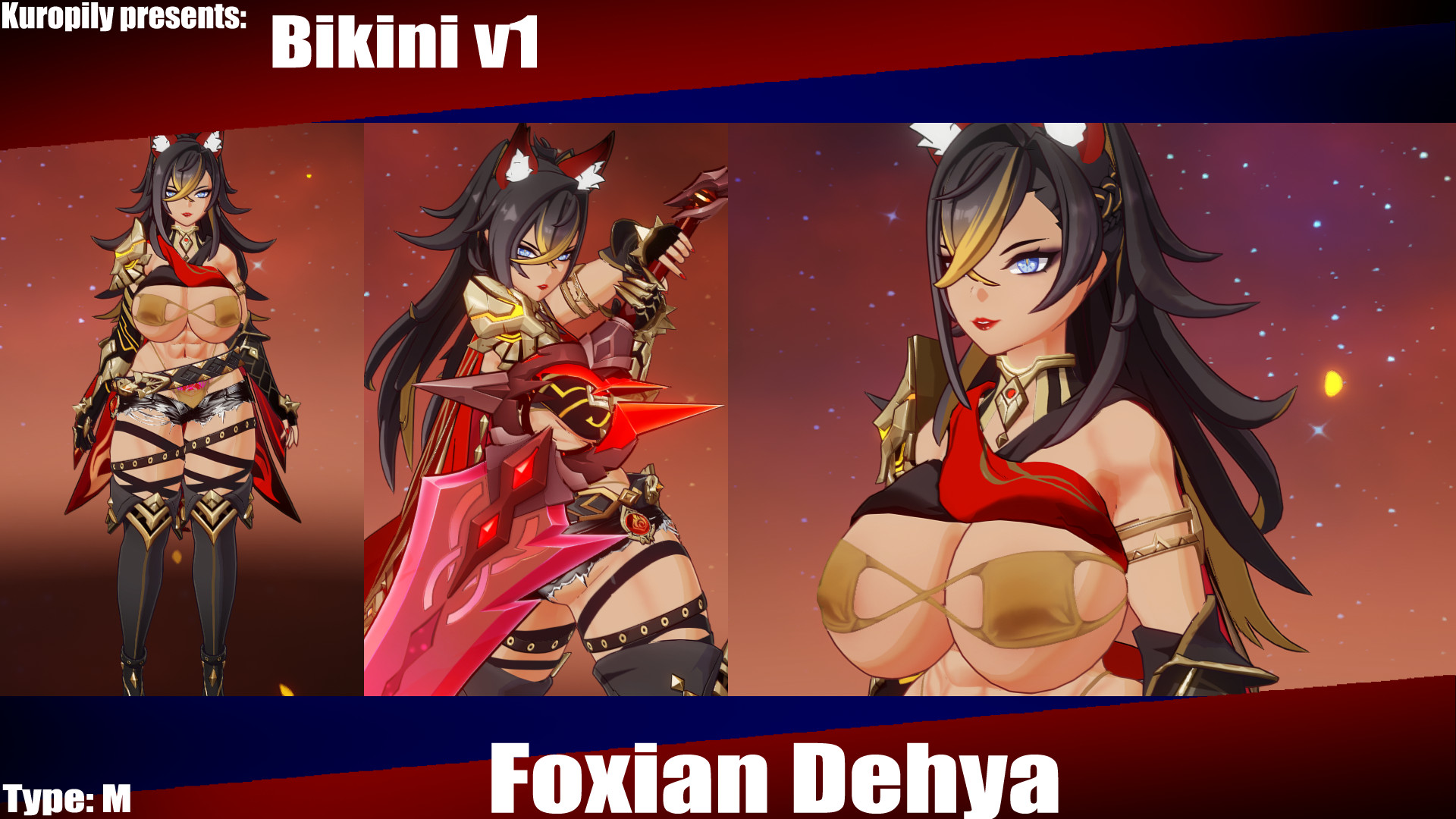 Foxian Dehya Bikini Type M