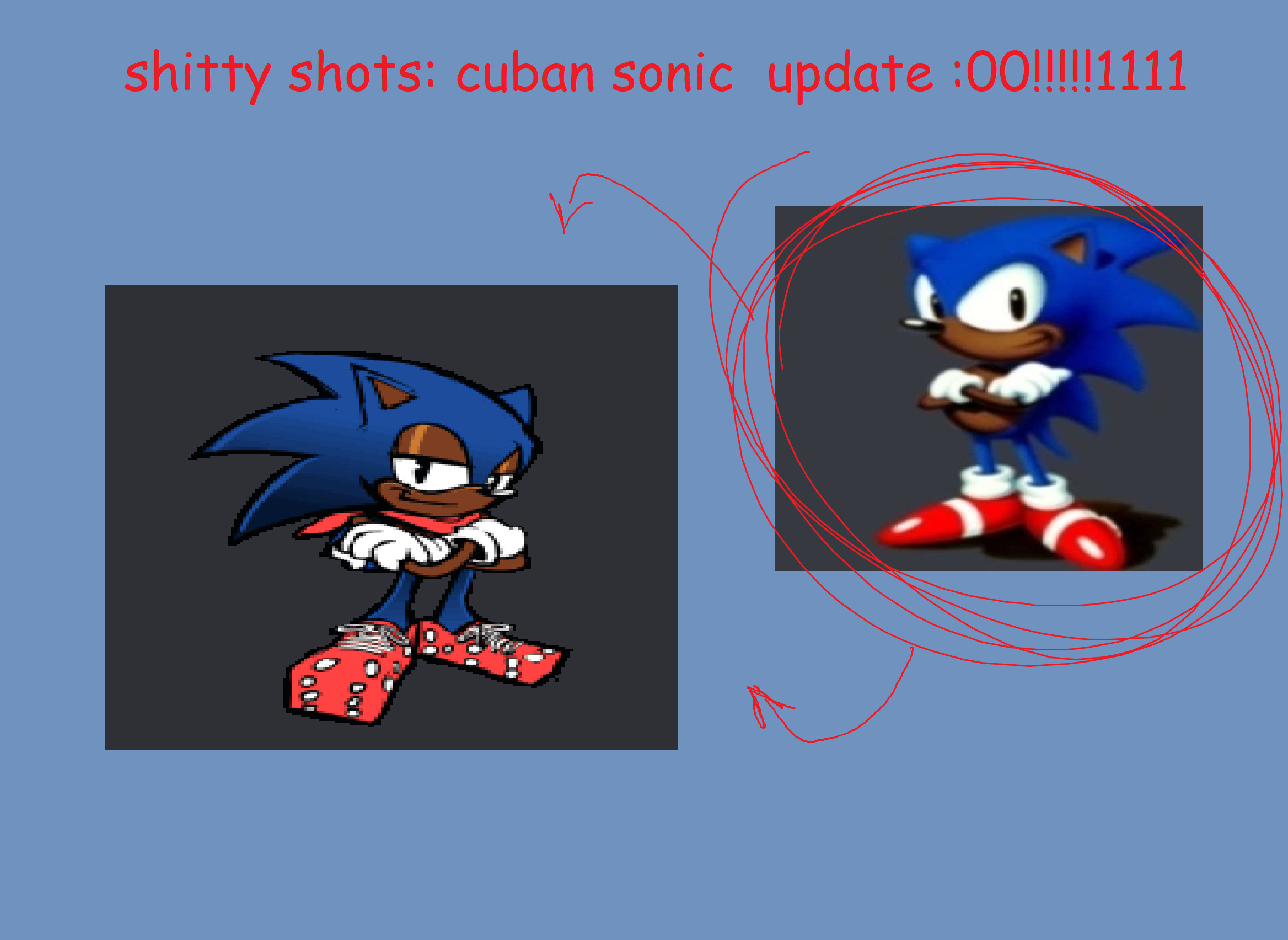 shitty shots cuban sonic update