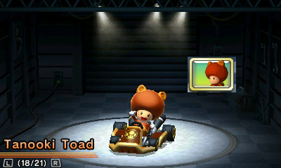 Tanooki Toad Mod for Mario Kart 7 | MK7 Mods