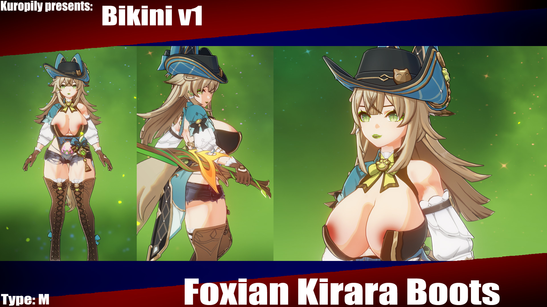 Foxian Kirara Boots Bikini Type M