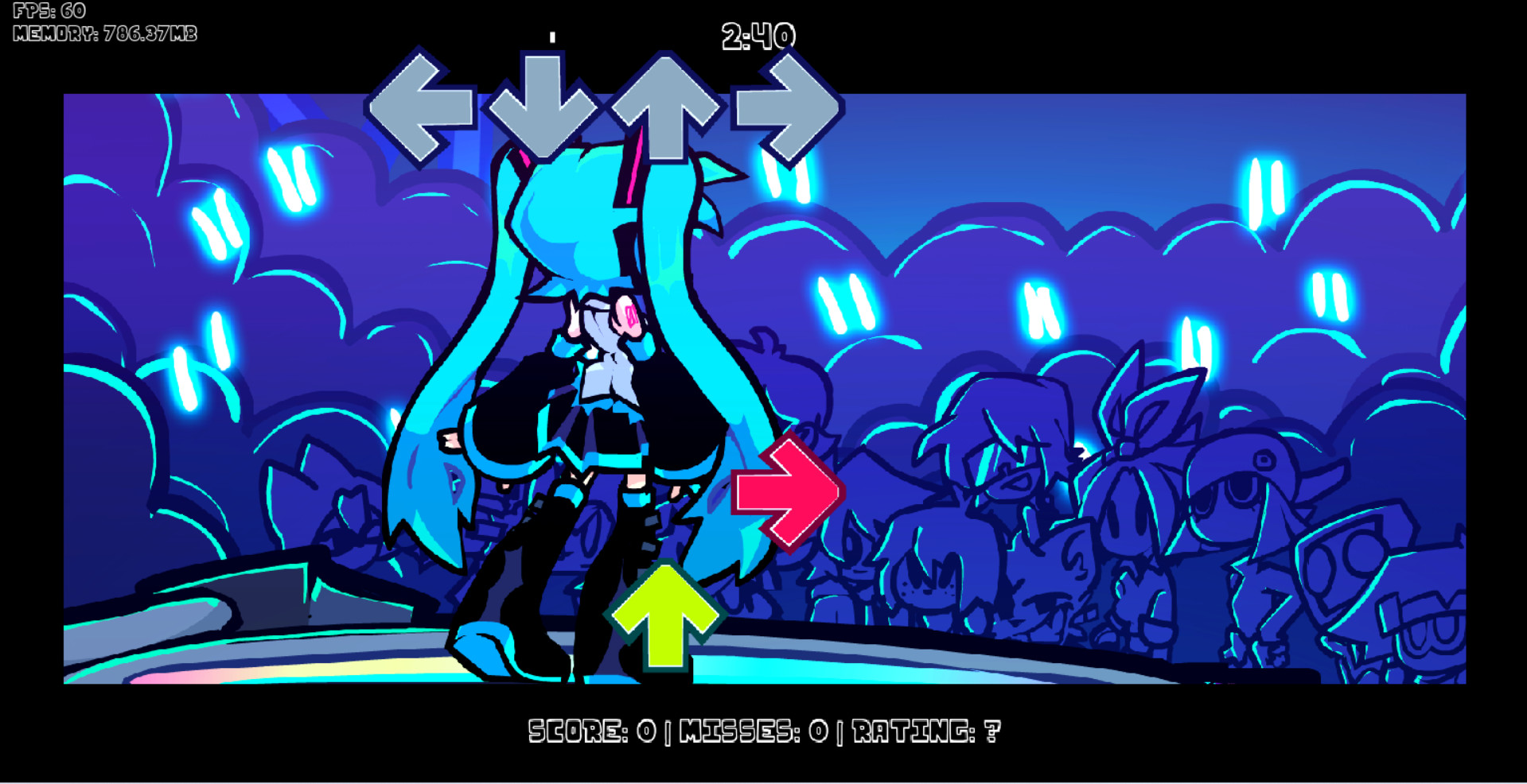 Rabbit hole for miku mod Mod for Friday Night Funkin' | FNF Mods