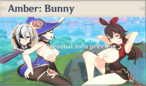 Amber NameCard Loop