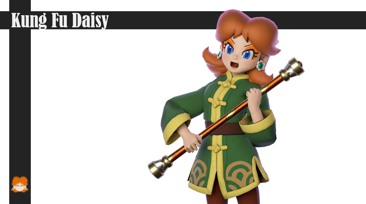 Kung Fu Daisy (Princess Peach: Showtime!) Mod for Super Smash Bros