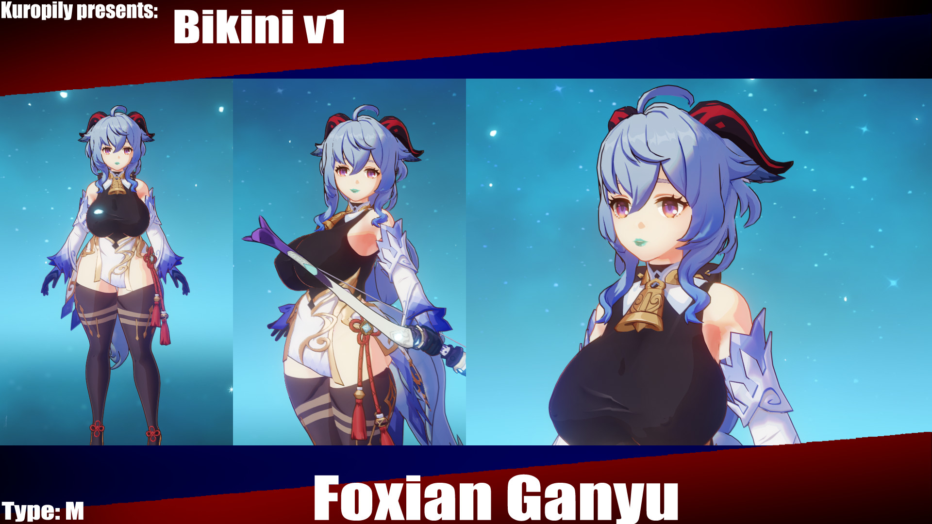 Foxian Ganyu Bikini Type M