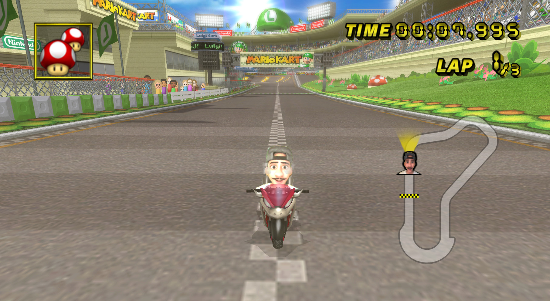 Crypto luigi over wario Mod for Mario Kart Wii | MKWii Mods