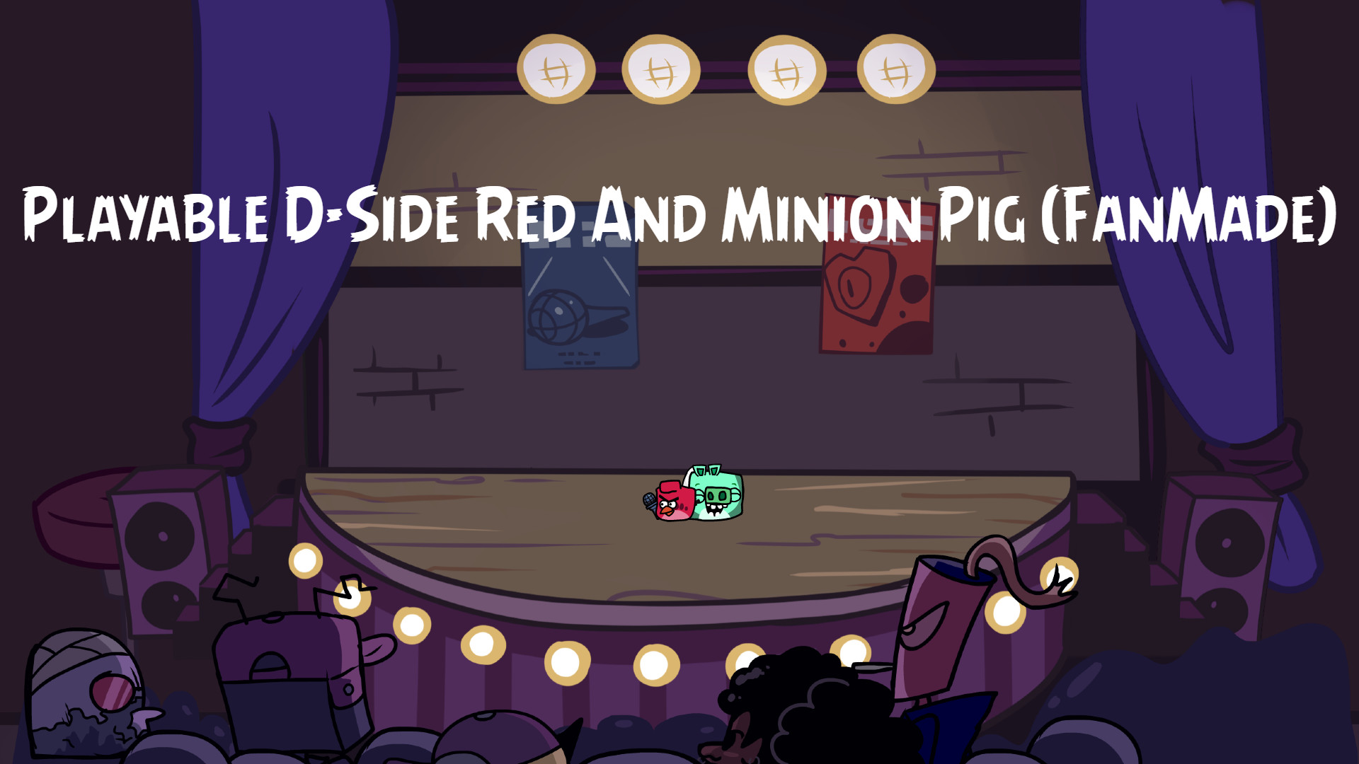 Playable D-Side Red And Minion Pig (FanMade) + FLA