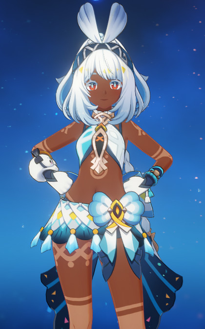 Fluffier Dark Skin Mualani