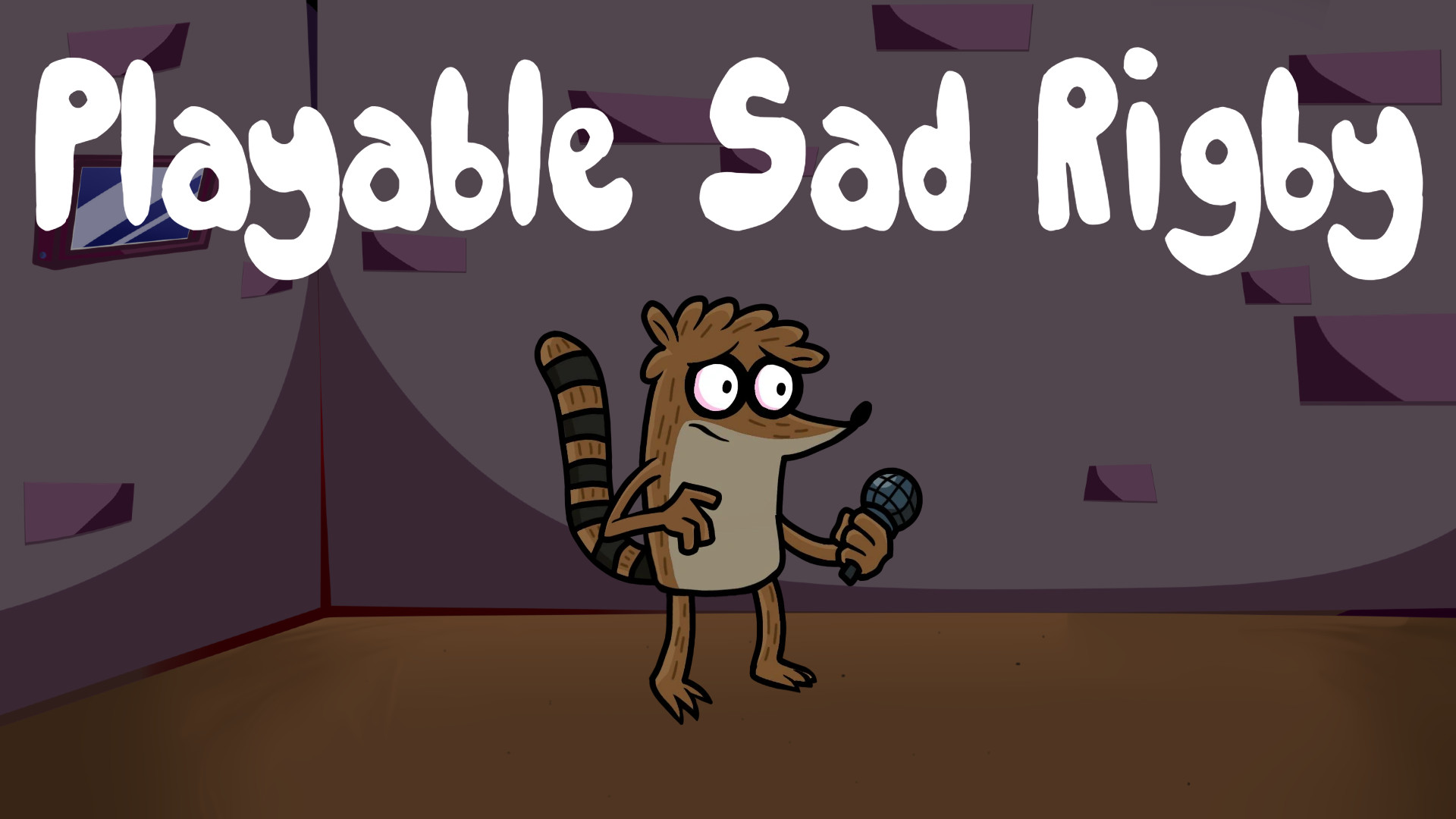 Playable Sad Rigby Mod for Friday Night Funkin' | FNF Mods