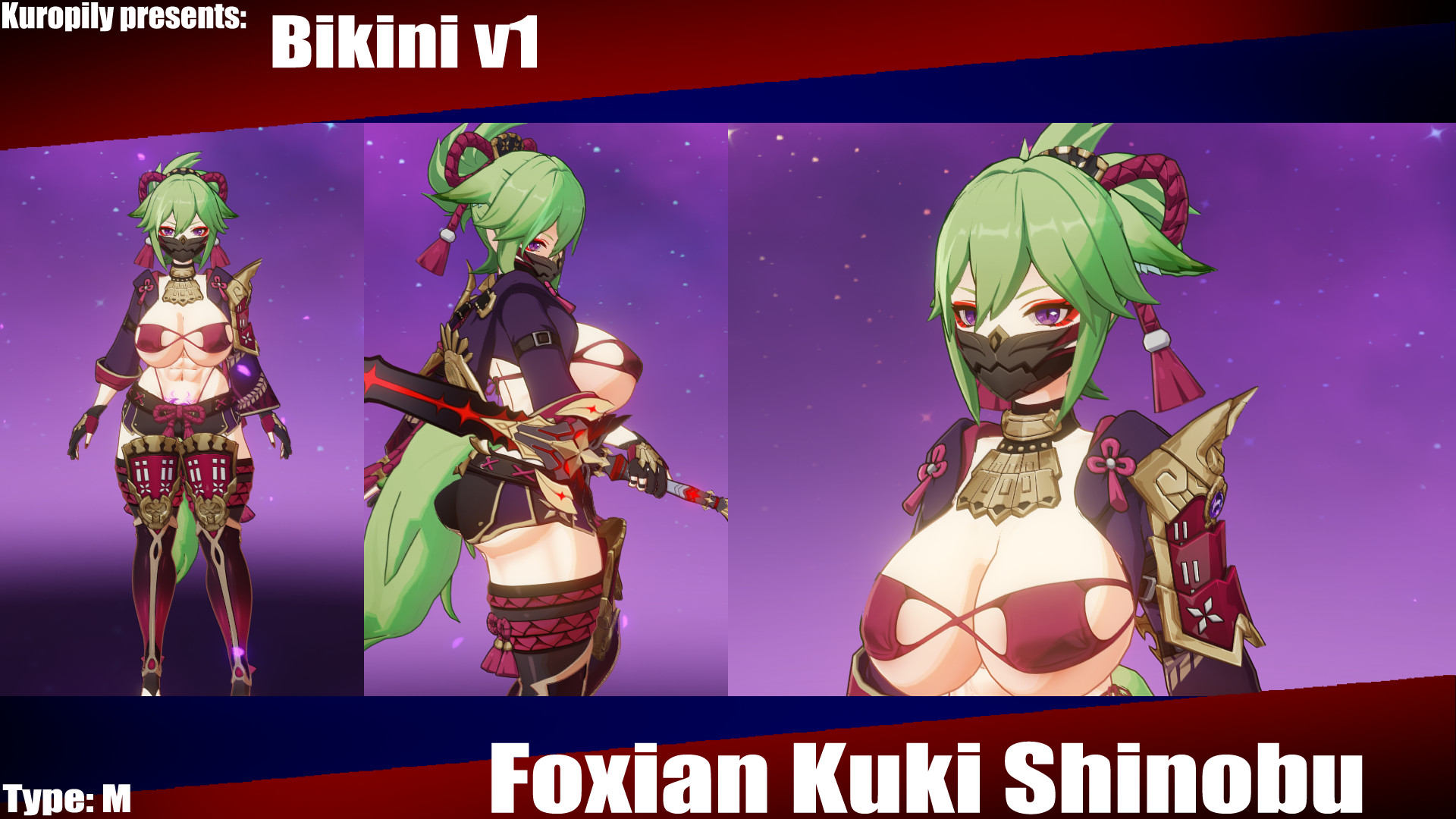Foxian Kuki Shinobu Bikini Type M