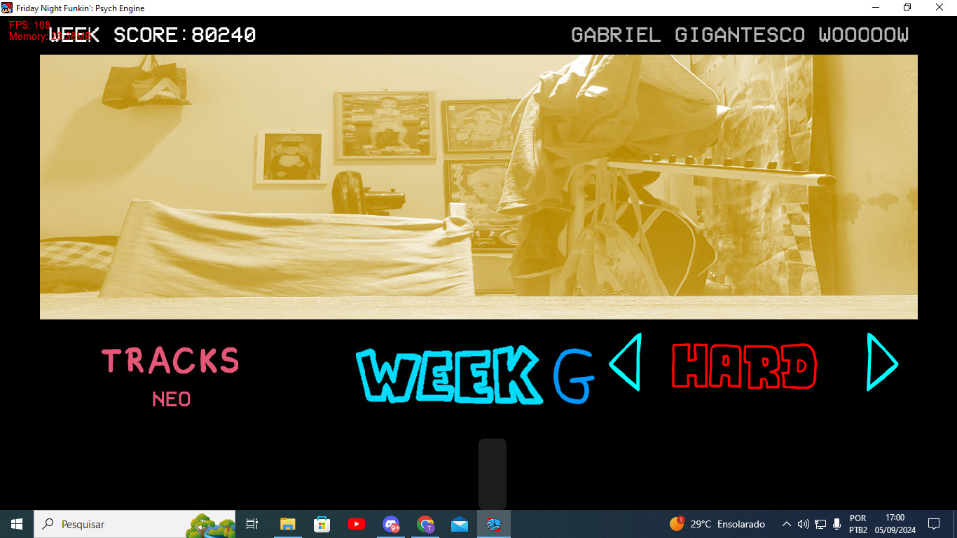 Vs. Gabriel (or me)