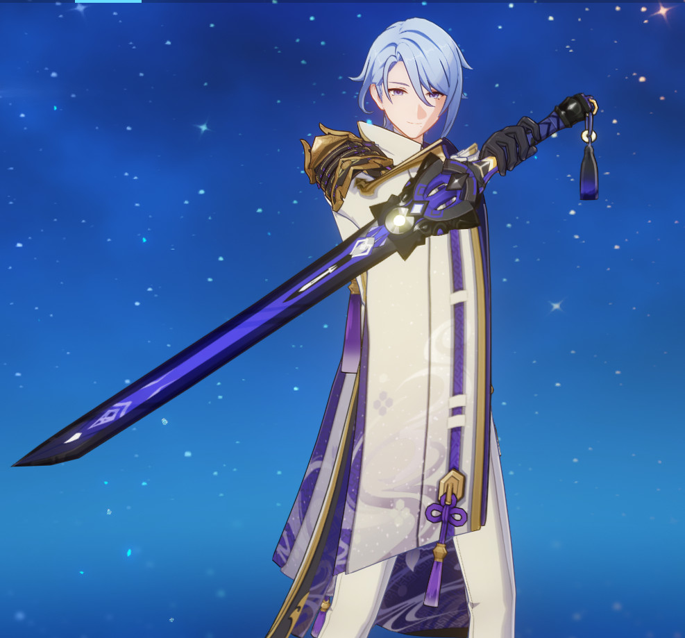 Blue Blackcliff Longsword