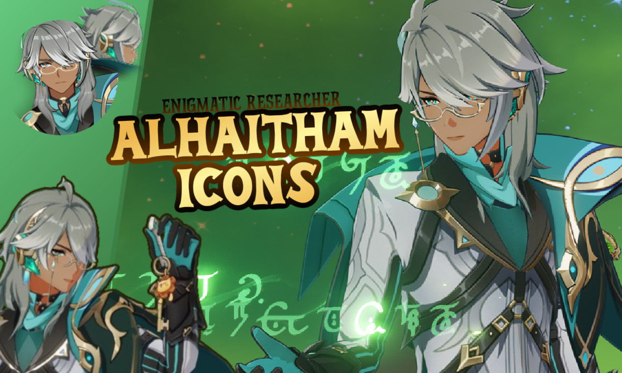 Icons for Enigmatic Researcher Alhaitham