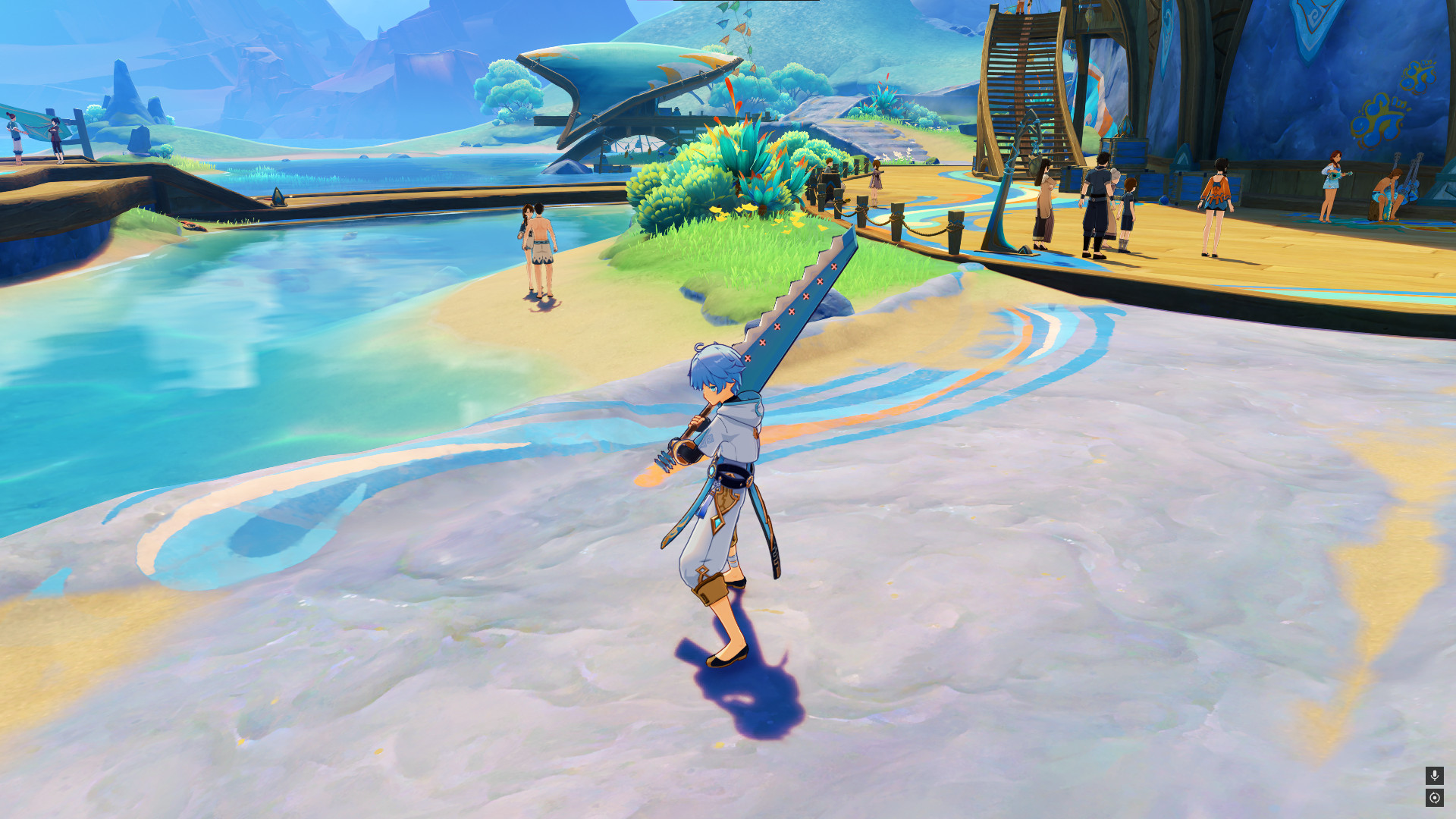 The Hacksaw + Sharky's Bite Over Sac Greatsword