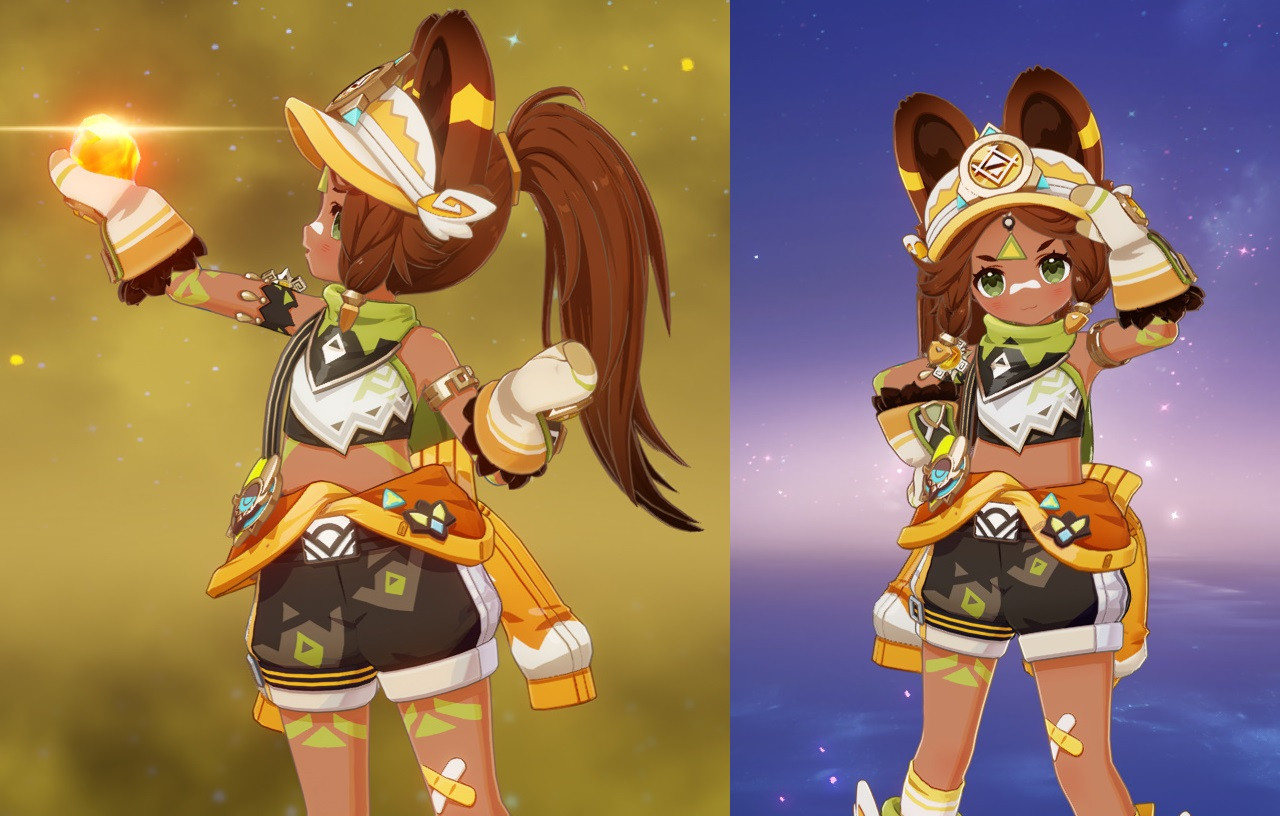 Brown Hair, Green Eyes for Kachina