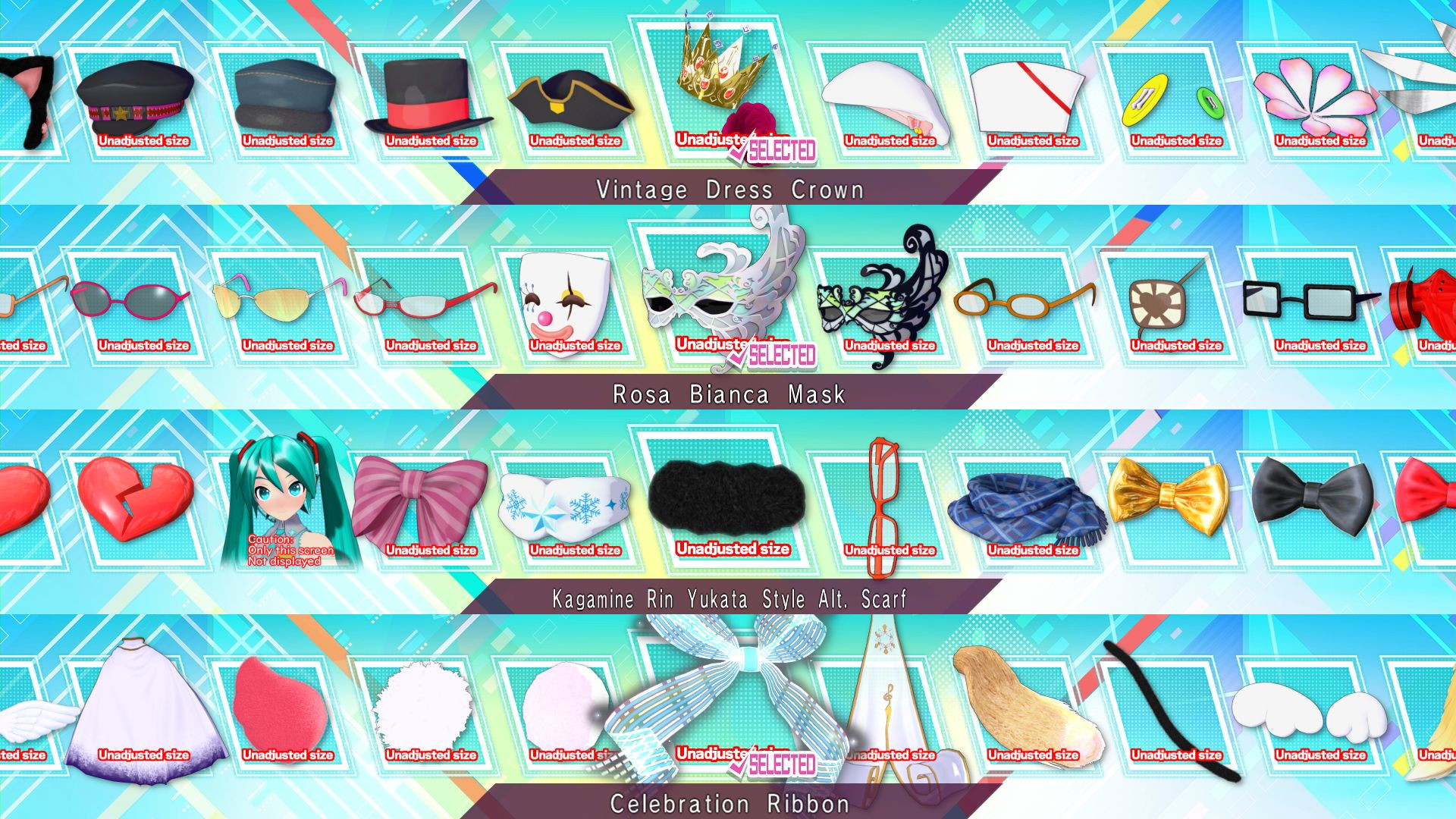 Module Accessories for Everyone Mod for Hatsune Miku: Project DIVA Mega ...