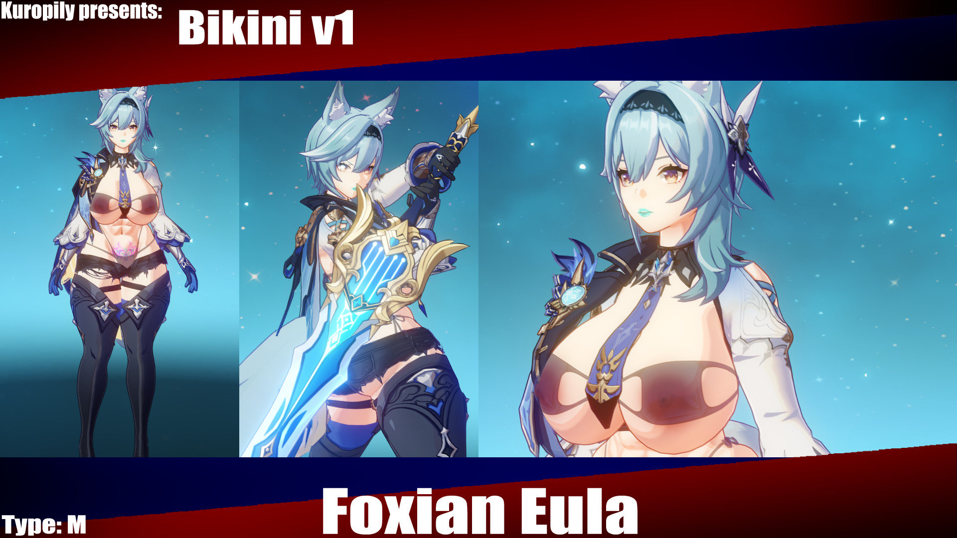 Foxian Eula Bikini Type M