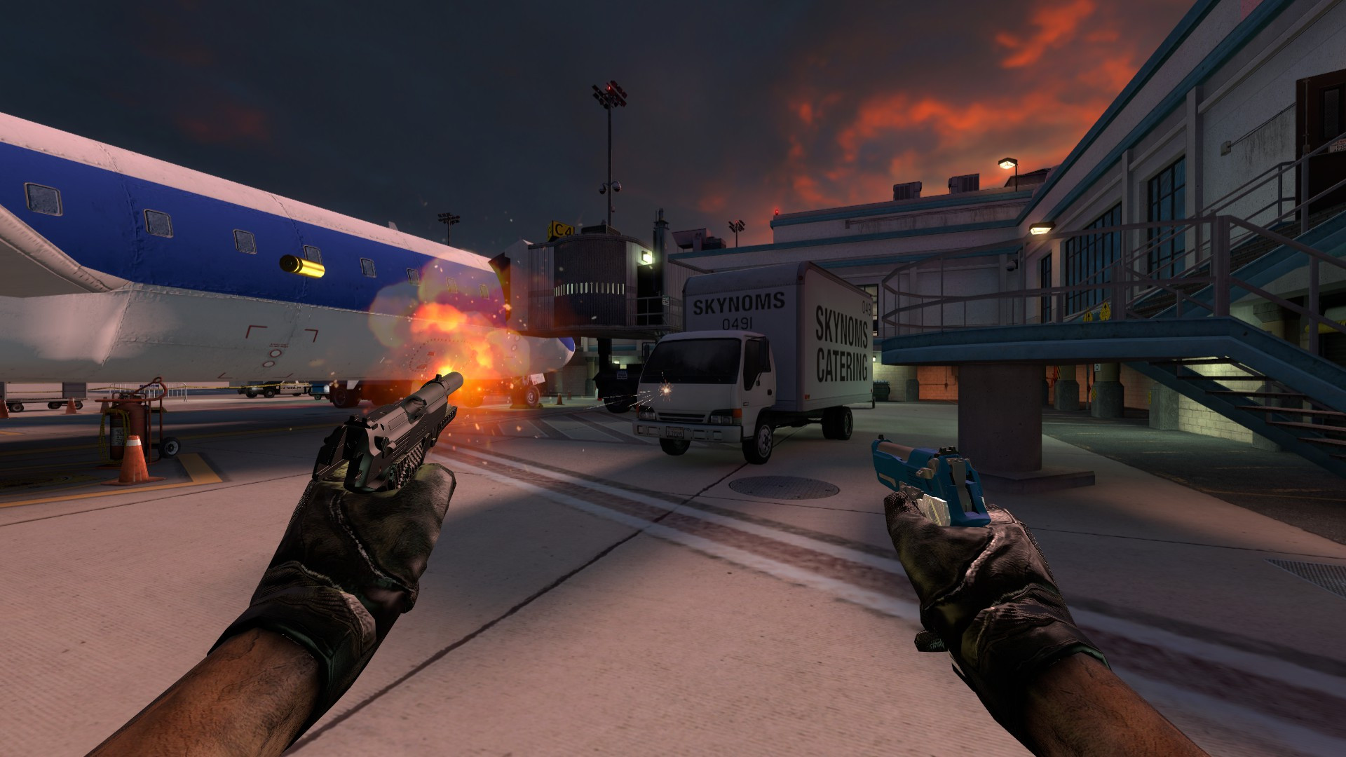 Black and Blue Dualies on CafeRev's anims Mod for Counter-Strike ...