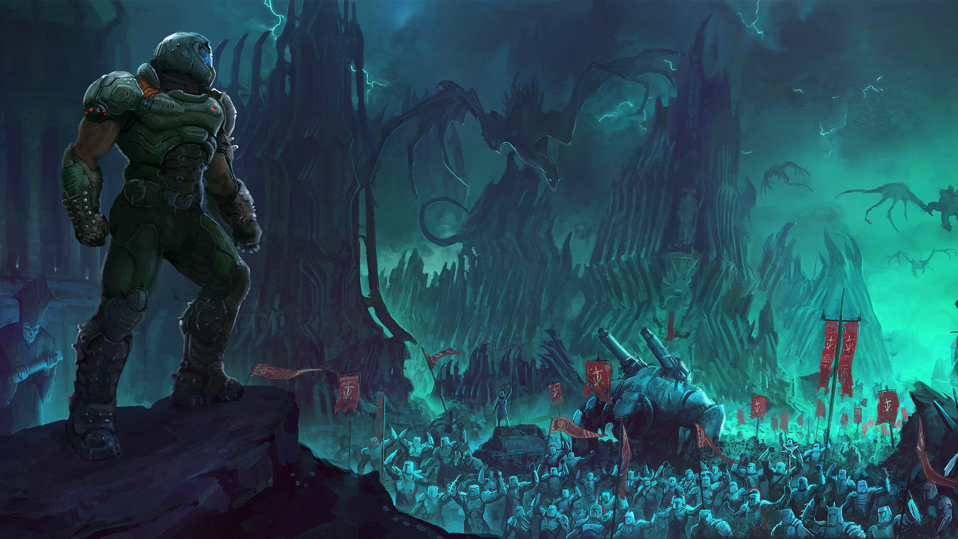 DOOM ETERNAL menu background for TF2!