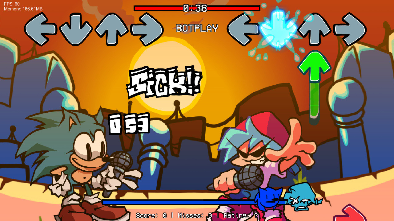 fnf FACADE playable (sonic legacy scrapped song)
