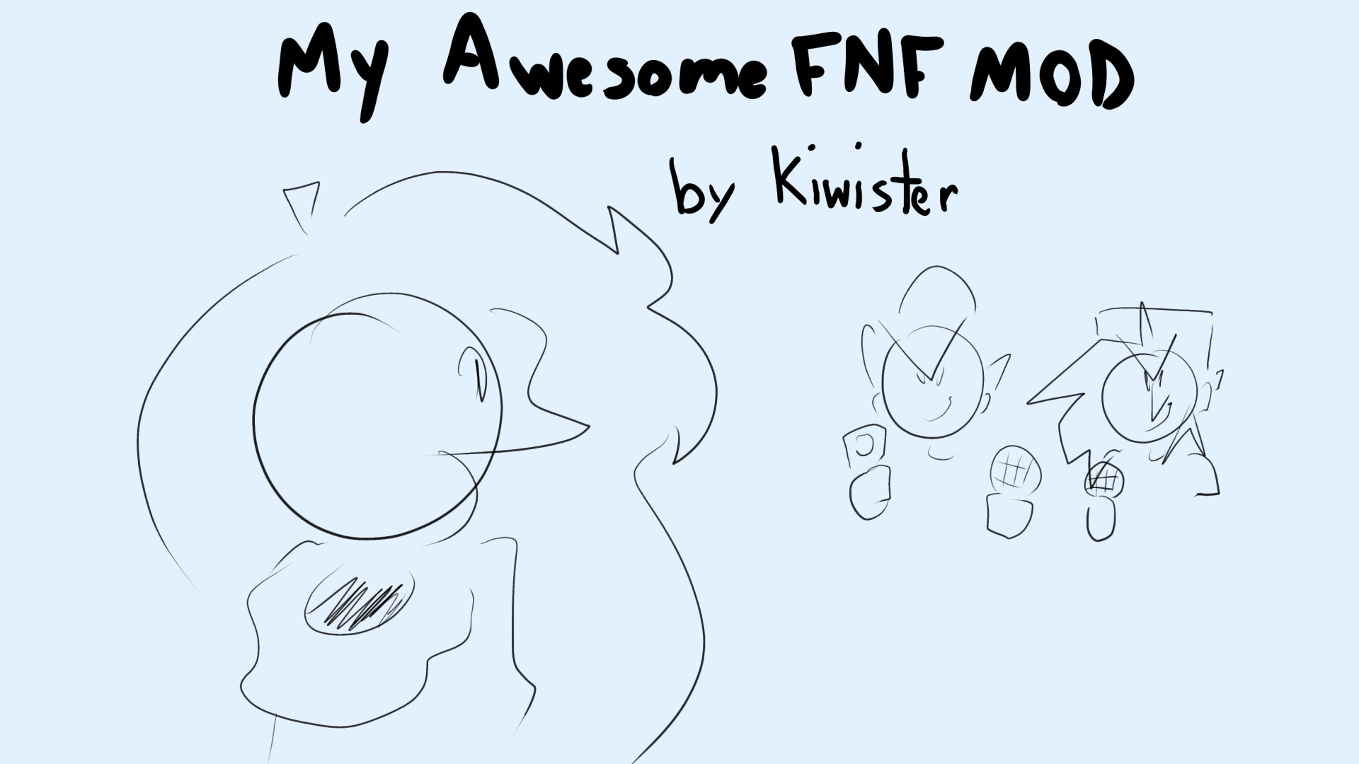 my awesome fnf mod by me kiwister