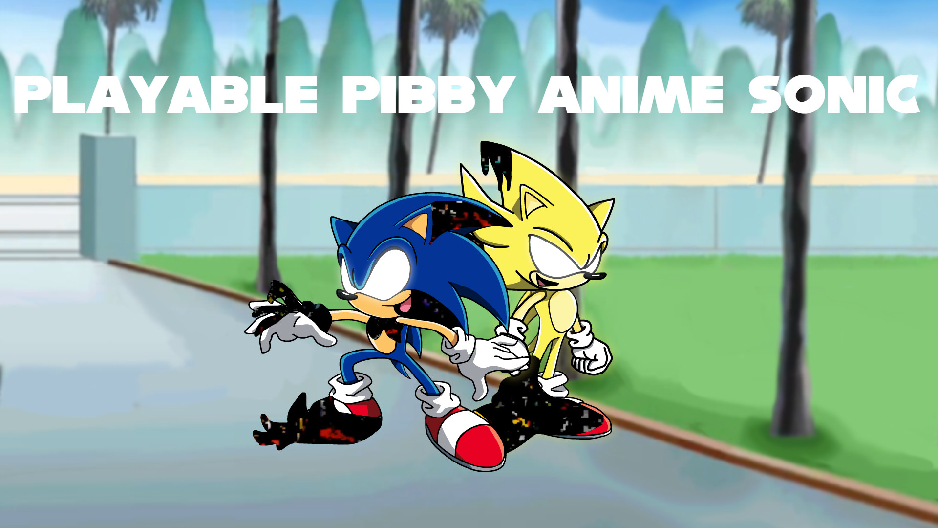 Playable Pibby Anime Sonic