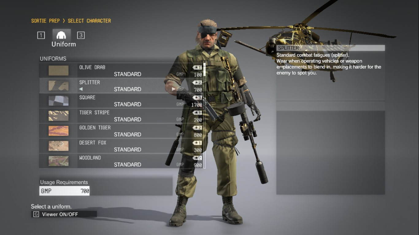 MGSV 100% Percent Savegame with FOB Camos Mod for Metal Gear Solid V ...