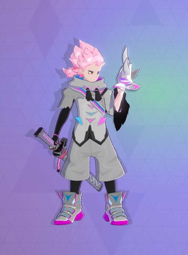 Zentaro with Aimi's colors Mod for Omega Strikers | OS Mods