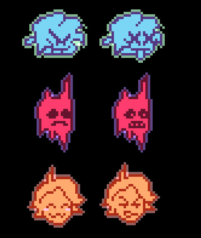 Pixel Sticker Icons