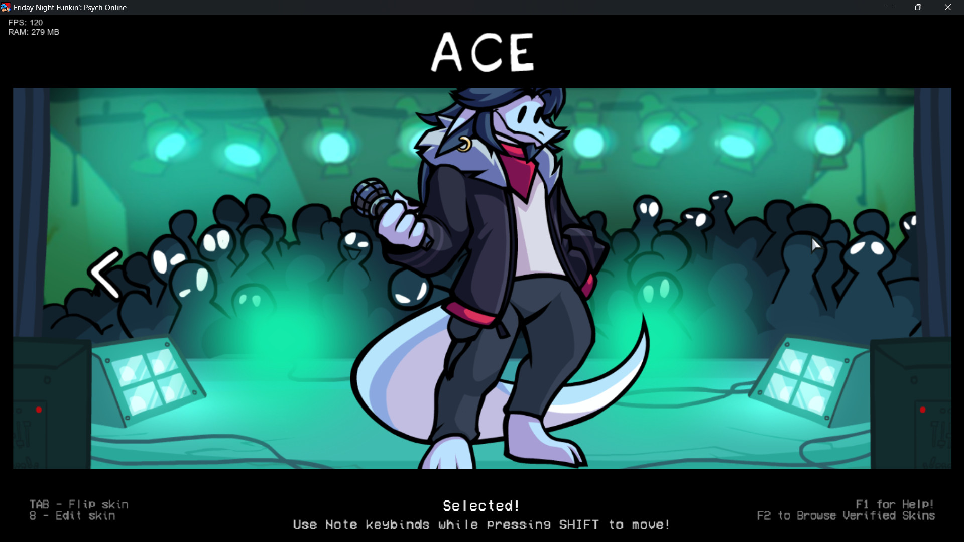 Ace Skin for Psych Online
