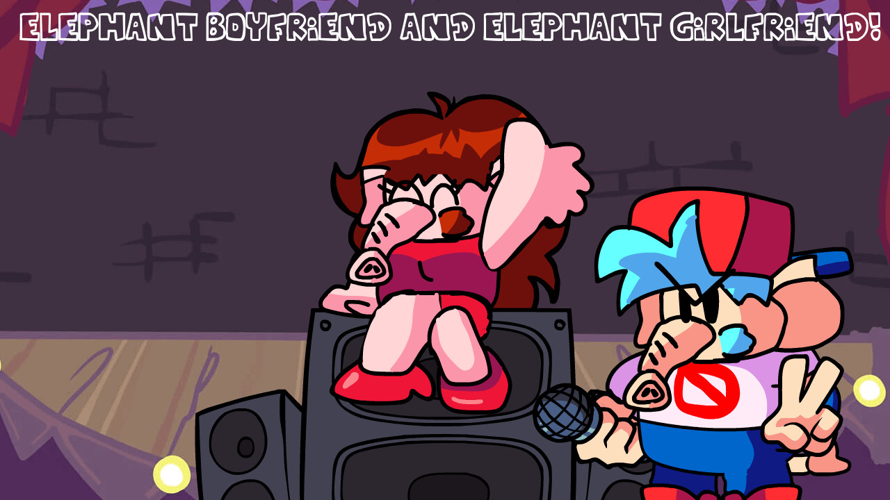 Elephant Boyfriend and Elephant Girlfriend (+FLA)