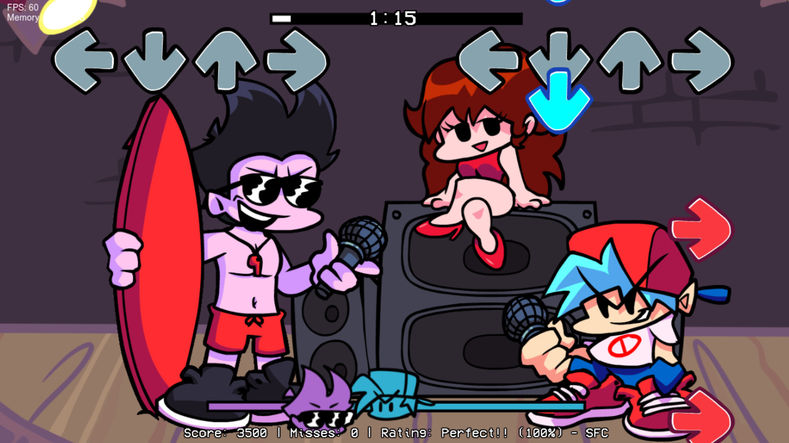 Beach Brother remastered sprites (Psych Engine)