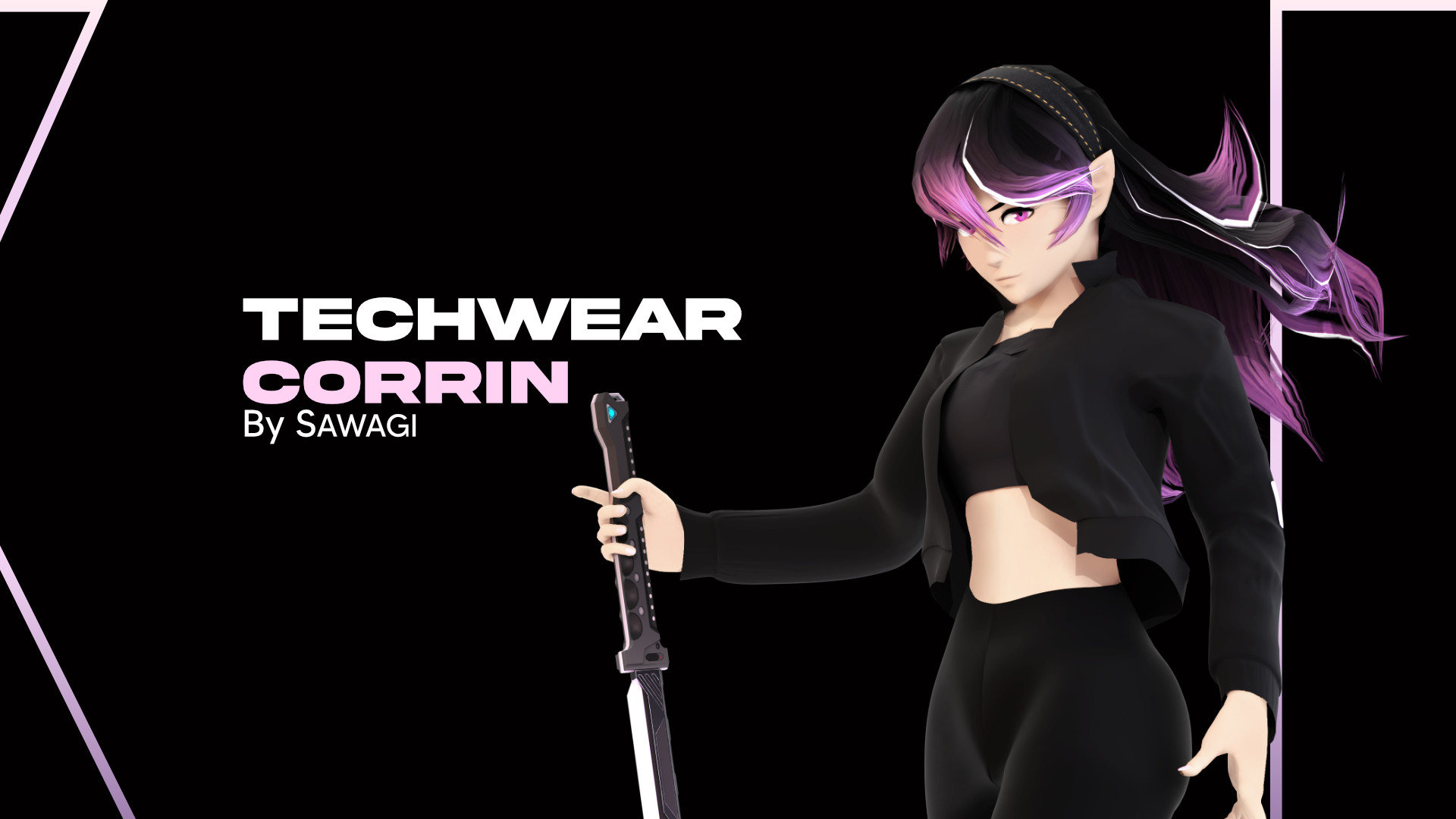 Techwear Corrin [Super Smash Bros. Ultimate] [Mods]