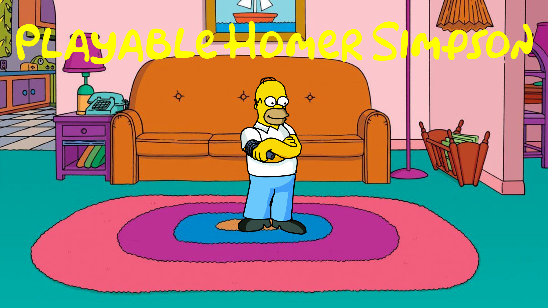 Playable Homer Simpson